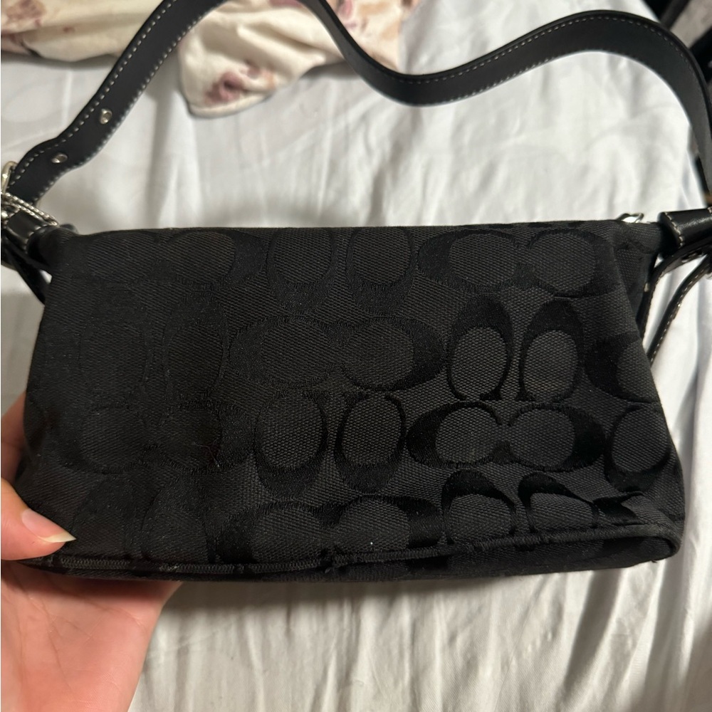 Coach Small Monogram Bag Black